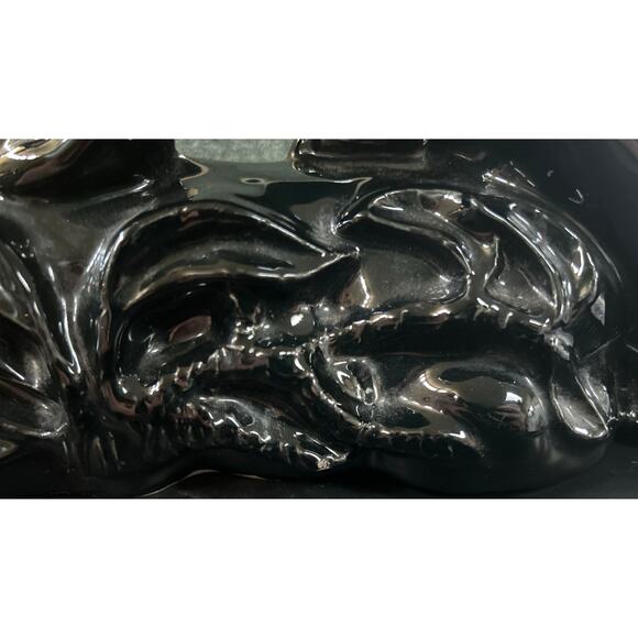 1950s Black Panther Ceramic TV Lamp MCM - Picture 8 of 15